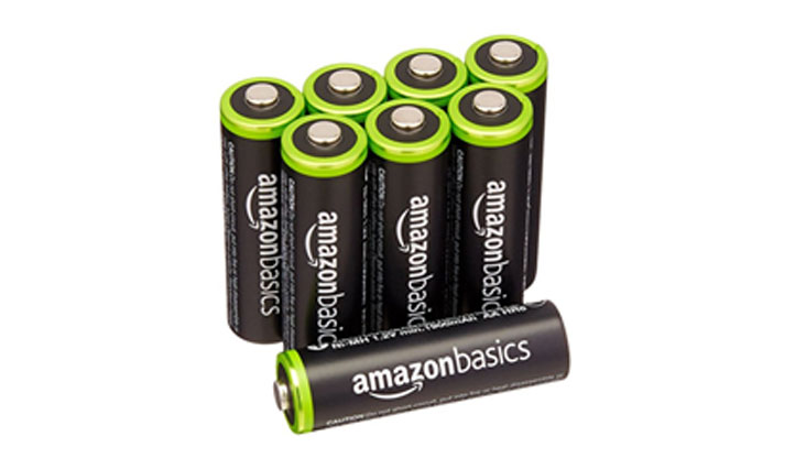 AmazonBasics AA Rechargeable Batteries (8-Pack) Pre-charged - Packaging May Vary