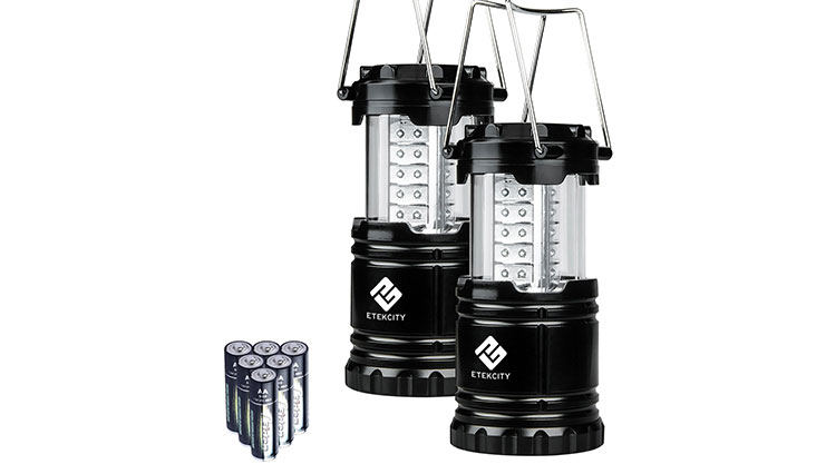 Etekcity 2 Pack Portable Outdoor LED Camping