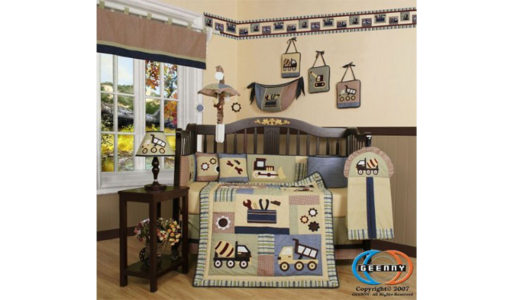 GEENNY Boutique 13 Piece Crib Bedding Set