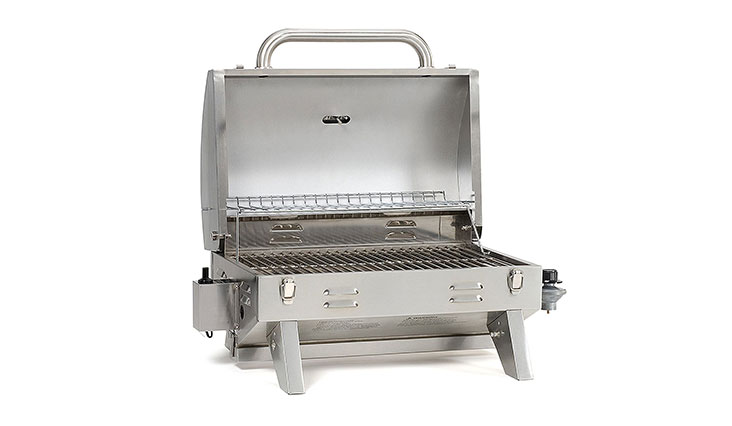 Smoke Hollow 205 Stainless Steel Tabletop Propane Gas Grill