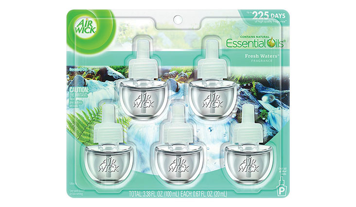  Air Wick Scented Oil 5 Refill, Fresh Waters, 3.38 Fl Oz