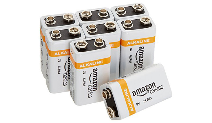 AmazonBasics 9 Volt Everyday Alkaline Batteries