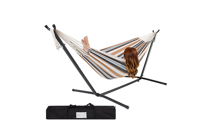 Best Choice Products Double Hammock, Desert Stripe