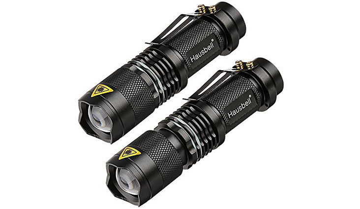  Hausbell 7W Ultra Bright Mini LED Flashlight Tactical Flashlight