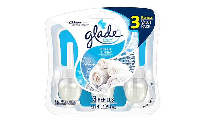 Glade PlugIns Scented Oil Air Freshener Refill, Clean Linen