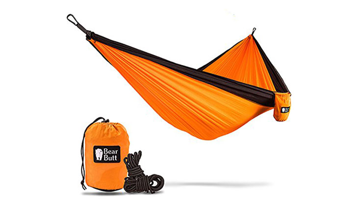 Bear Butt Double Hammocks, Orange & Black