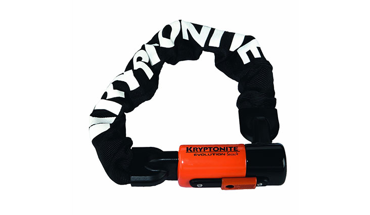 Kryptonite Evolution 4 Integrated Chain Bicycle Lock