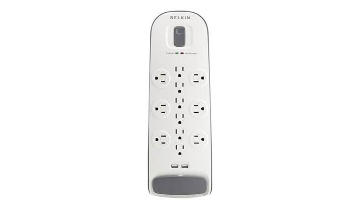 Belkin 12-Outlet Surge Protector Power Strip with USB (BV112050-06)