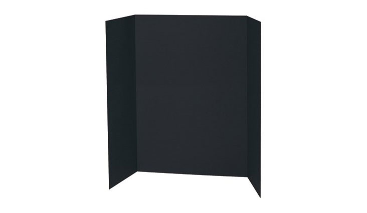 BLACK PRESENTATION BOARD 48X36