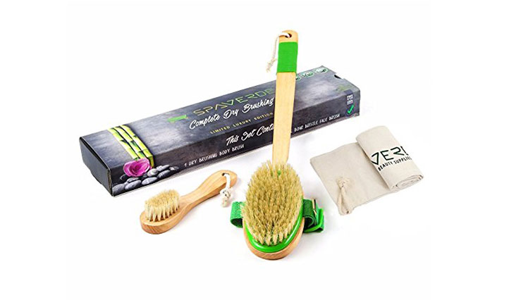 SpaVerde Natural Boar Bristle Body Brush