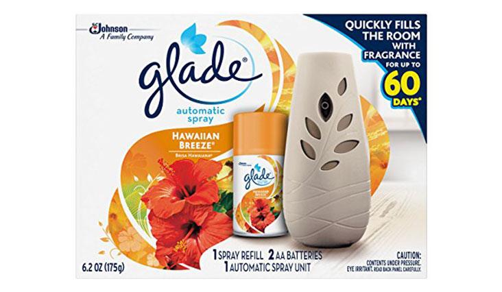 Glade Automatic Spray Air Freshener Starter Kit, Hawaiian Breeze (6.2 oz)