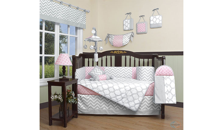 GEENNY Boutique Baby 13 Piece Crib Bedding Set