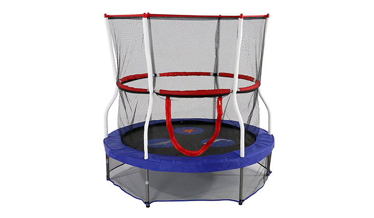 Skywalker Trampolines 60 In. Round Seaside Adventure Bouncer with Enclosure