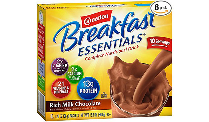 Carnation Breakfast Essentials, Rich Milk Chocolate Powder