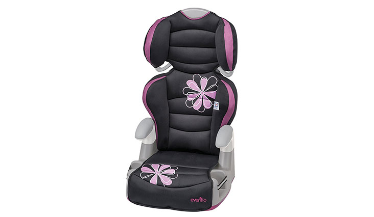 Evenflo Amp High Back Booster Car Seat, Carrissa