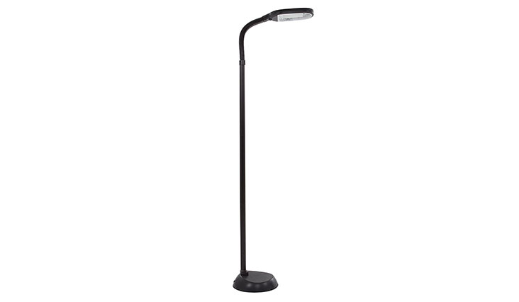 Lavish Home (72-0890) 5 Feet Sunlight Floor Lamp – Black