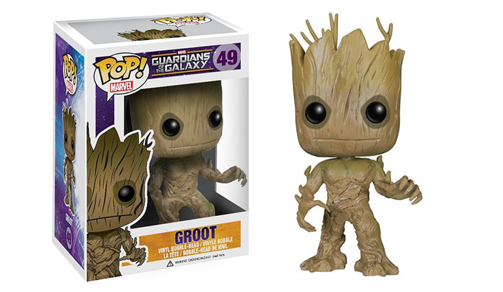 Funko POP Marvel: Guardians of The Galaxy - Groot Vinyl Bobble-Head Figure