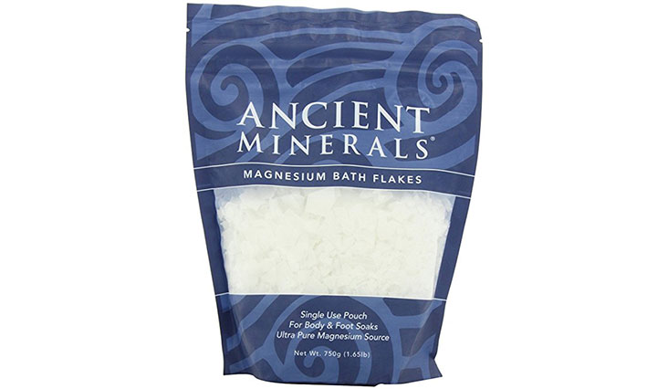 Ancient Minerals Magnesium Bath Flakes Single Use Pouch 1.65lbs