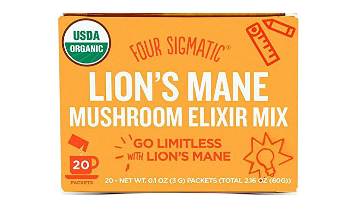  Four Sigmatic Organic Mushroom Elixir Mix with Lion's Mane and Antioxidants