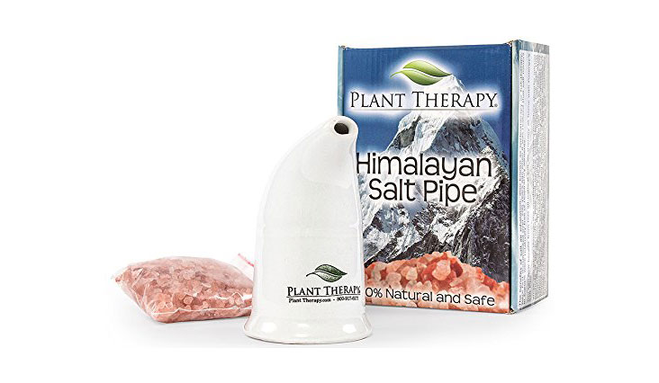 Refillable Pink Himalayan Salt Inhaler