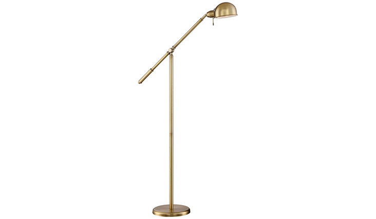 Dawson Antique Brass 55 1/2" High Pharmacy Floor Lamp