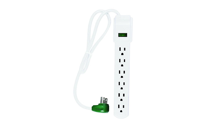  GoGreen Power GG-16103MS 6 Outlet Surge Protector w/ 2.5' Cord