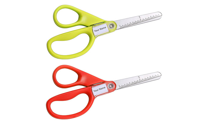 Stanley Guppy 5-Inch Blunt Tip Kids Scissors, Assorted Colors - Pack of 2 (SCI5BT-2PK)