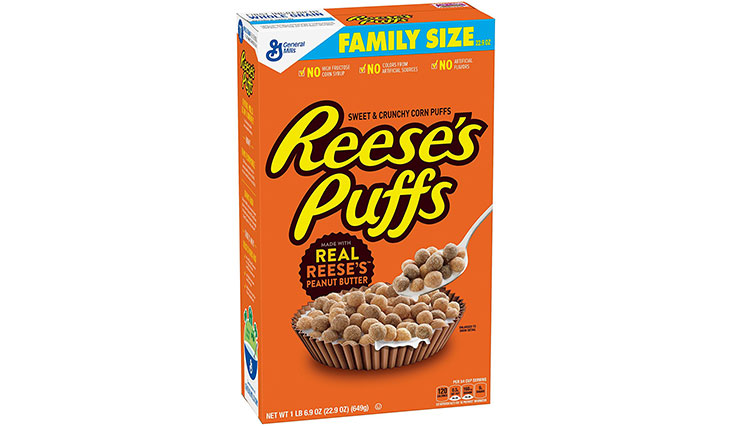 Reeses Puffs Breakfast Cereal, Peanut Butter