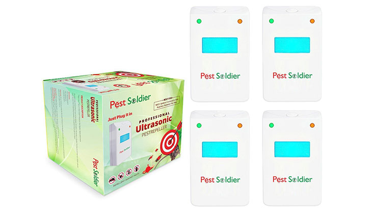 Pest Soldier Electronic Plug Ultrasonic Pest Control Repeller