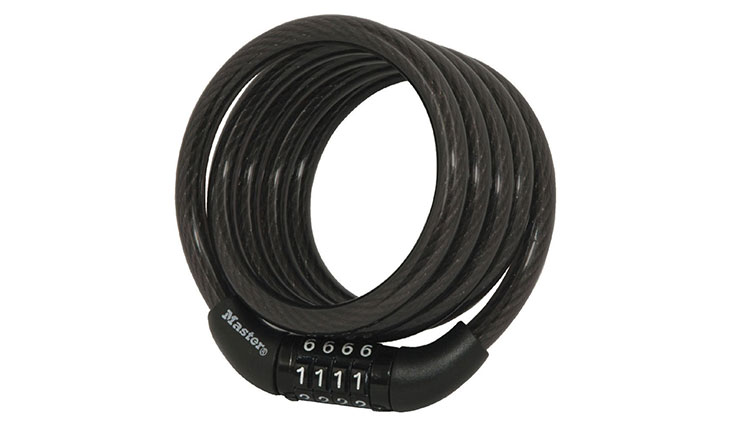 Master Lock 8143D Self Coiling Cable Lock