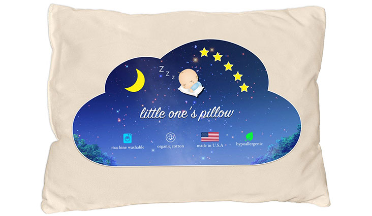 Little One's Pillow - Toddler Pillow, Delicate Organic Cotton, Hand-Crafted in USA