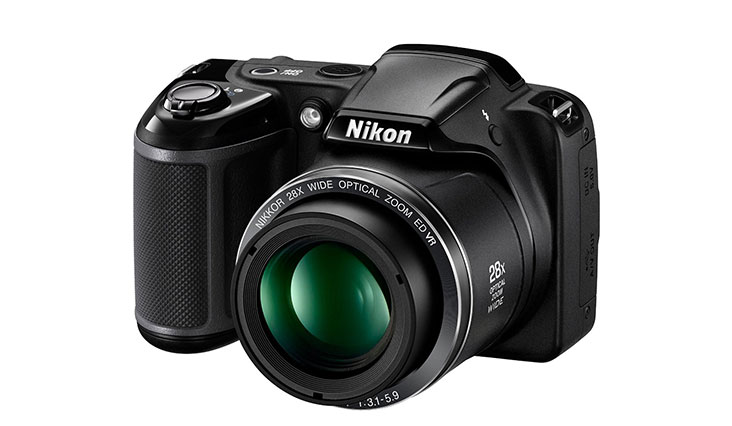 Nikon Coolpix L340 20.2 MP Digital Camera with 28x Optical Zoom and 3.0-Inch LCD (Black)