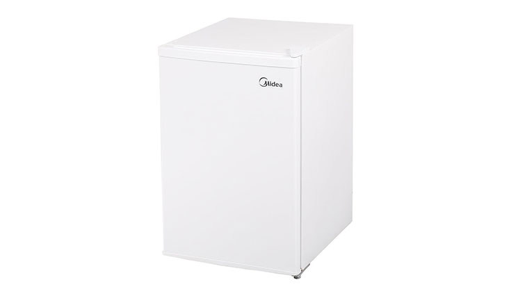 Midea WHS-52FW1 Compact Single Reversible Door Upright Freezer, 1.1 Cubic Feet, White