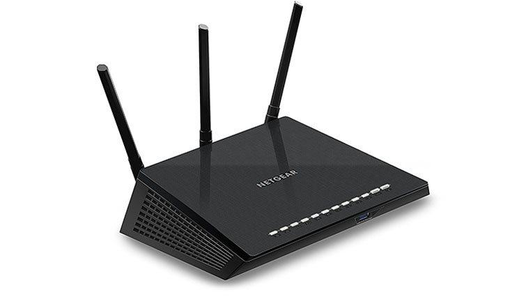 NETGEAR AC1750 Dual Band WiFi Gigabit Router (R6400) compatible with Amazon Echo/Alexa