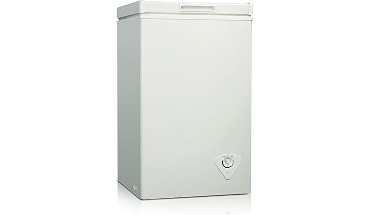 Midea WHS-79C1 Single Door Chest Freezer, 2.1 Cubic Feet, White