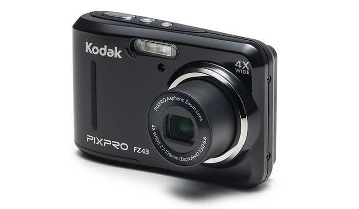 Kodak PIXPRO Friendly Zoom FZ43 16 MP Digital Camera with 4X Optical Zoom and 2.7" LCD Screen (Black)
