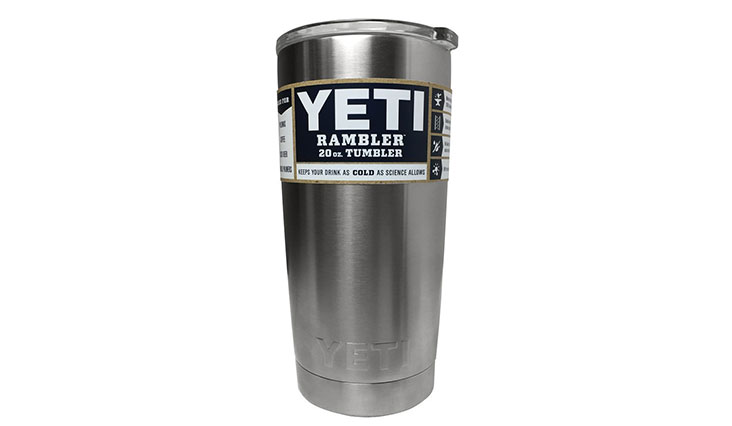 Taking one of the top positions, this tumbler will keep ice cold drinks as they are and hot drinks just as hot for several hours