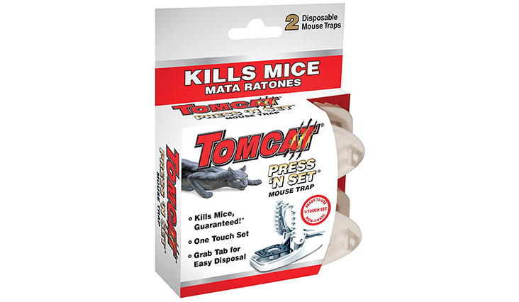 Tomcat Press 'N Set Mouse Trap, 2-Pack