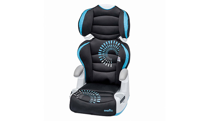 Evenflo Big Kid AMP Booster Car Seat, Sprocket