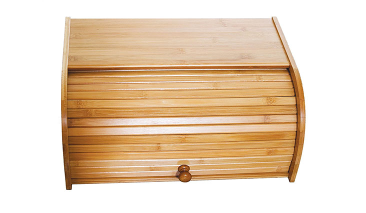 Lipper International 8846 Bamboo Wood Rolltop Bread Box, 15-3/4" x 10-3/4" x 6-3/4"