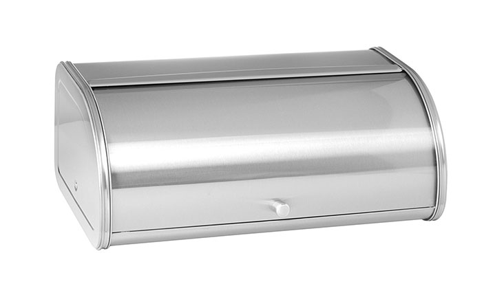  Anchor Hocking Fingerprint Free Brushed Steel Bread Box