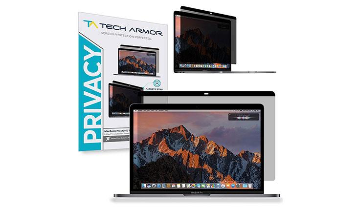 Macbook Pro Privacy Screen Protector, Tech Armor Privacy Apple Macbook Pro Retina 13" (2016/2017) Film, Easy Magnet Removal