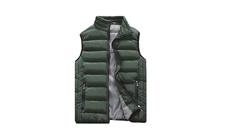 Vcansion Men's Lightweight Casual Vest Down Jacket Coat Vest