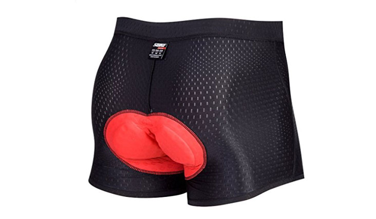 Fmix Men's 4D Padded Cycling Underwear Padded Cycling Underwear Padded Bike Underwear Shorts