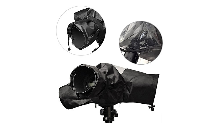 Mudder Rain Cover Camera Protector Rainproof for Canon Nikon and Other Digital SLR Cameras