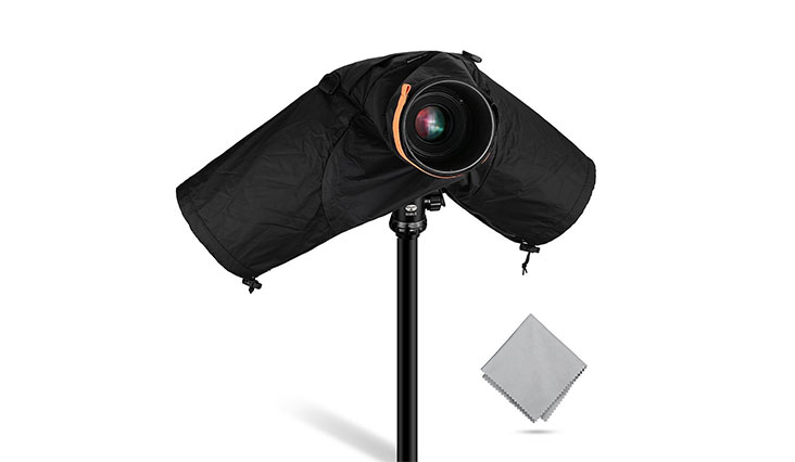 Powerextra Professional Waterproof Camera Rain Cover for Canon Nikon Sony and Other DSLR Cameras