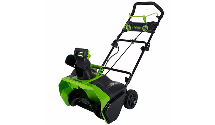  Greenworks 20-Inch 40V Cordless Brushless Snow Thrower, Battery Not Included 2601102
