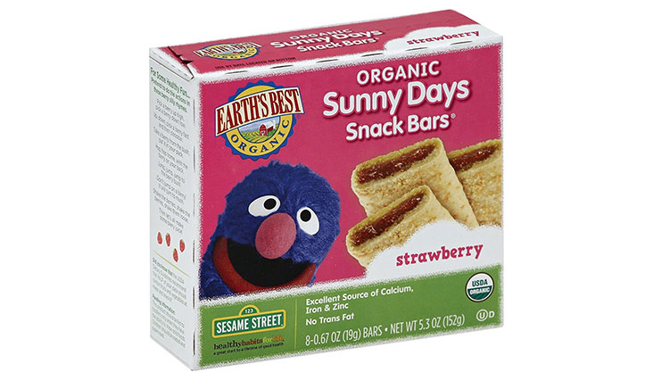 Earth's Best Organic Sunny Days Snack Bars, Strawberry, 8 Count (Pack of 6)