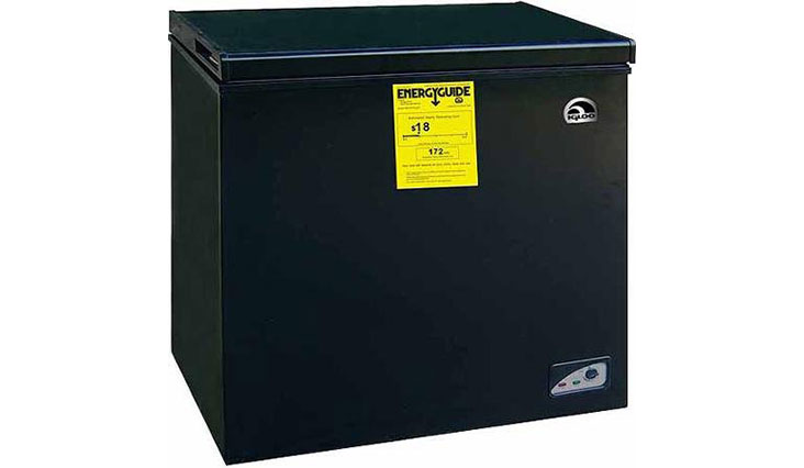 Igloo 5.1 cu ft Chest Freezer, Black