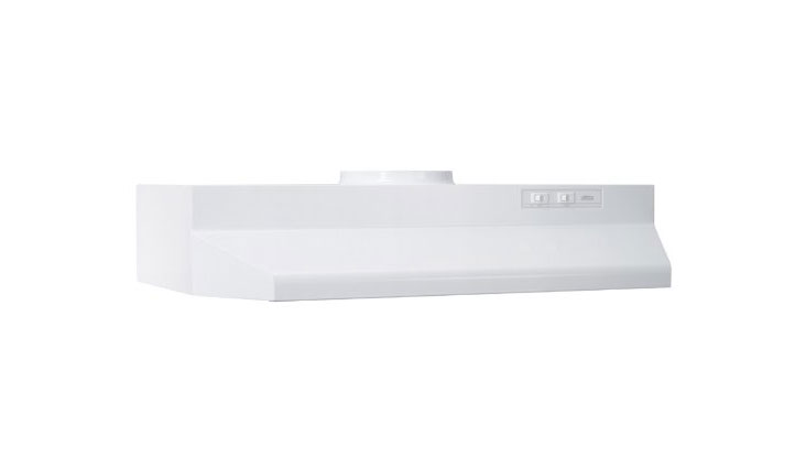 Broan 423001 ADA Capable Under-Cabinet Range Hood, 190 CFM 30-Inch, White